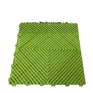 Car Wash Room Placa De Grade De Mosaico De Plástico 4S Shop Floor Mat Grade Floor Multi-função Pode Ser Costurado Car Wash Shop Floor Grille