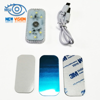 Lampe d'ambiance à LED pour l'intérieur de la voiture Capteur coloré Lampe sans fil Modification de la voiture Décoration Accessoires tactiles
