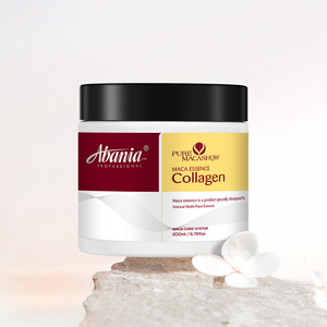 Mascarilla Capilar Natural y Orgánica <span class=keywords><strong>Abania</strong></span>, Tratamiento Capilar de Marca Privada, Mascarilla Capilar con Esencia de Maca y Colágeno <span class=keywords><strong>Abania</strong></span> - Product Image 1