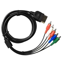 Cable AV de 1.8m para Microsoft Classic XBOX, Cable de Audio y Video RCA HD para TV LCD y Proyector, Cable de Extensión