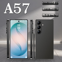 A57 Nuevo Teléfono Inteligente 5G de Gama Alta con Pantalla HD de 7.3 Pulgadas, 8000 mAh, Cámara Trasera de 108 MP + Cámara Frontal de 72 MP, Ideal para Fotografía Diaria