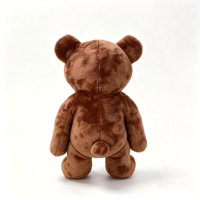 Ours en peluche chauffant lesté personnalisé, fabrication OEM ODM, rembourrage granulaire, peluche douce, cadeau