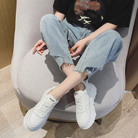 Chaussures de sport décontractées en peluche pour femmes, baskets de course de marque, chaussures en polyuréthane A3 personnalisées en usine, nouveau style, cuir véritable