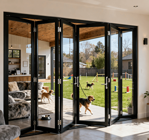 <span class=keywords><strong>Porte</strong></span> <span class=keywords><strong>de</strong></span> <span class=keywords><strong>garage</strong></span> robuste en alliage d'aluminium à double battant inclinable avec inserts <span class=keywords><strong>de</strong></span> fenêtre amovibles pour usage extérieur, garantie 5 ans - Product Image 6