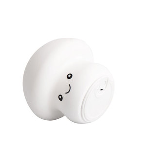 Luz Nocturna pequeña recargable para niños, lámpara táctil colorida de silicona con forma de seta Led, regalo de Navidad - Product Image 3
