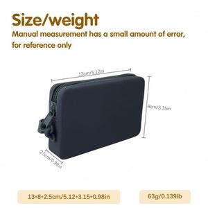 Compact Wireless Magnetic Case Data Cable Portable <b>Silicone</b> <b>Waterproof</b> Card Holder Pouch for Power & Bank Cards - Product Image 2
