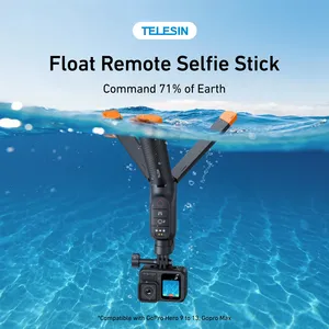 TELESIN Télécommande sans fil sous-marine extensible, perche à selfie, trépied, barre de flottabilité pour <span class=keywords><strong>GoPro</strong></span> <span class=keywords><strong>Hero</strong></span> 13 12 11 10 <span class=keywords><strong>9</strong></span> Max Camera - Product Image 1