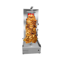 Machine à shawarma en acier inoxydable gaz vente chaude shawarma du moyen-orient faisant la machine pour le commerce