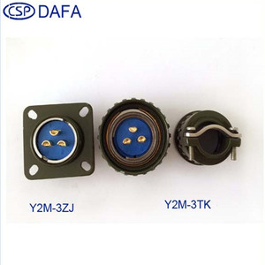 Y2M-3TK ปลั๊กเชื่อมต่อการบิน 3 ขา ซีรีส์ Y ซ็อกเก็ตอุตสาหกรรม - Product Image 3