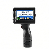 Impresora de Inyección de Tinta Portátil, Altura de Impresión de 1/2 Pulgada, Impresora de Tarjetas Portátil para Tinta de Secado Rápido, Fecha de Caducidad, Número de Lote, Código QR