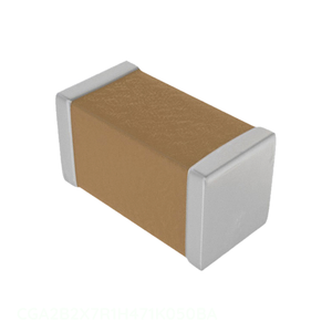 Condensador Cerámico de Fabricante, Canal CAP CER 470PF 50V X7R 0402 0402 (1005 Métrico) 470 pF CGA2B2X7R1H471K050BA - Product Image 1