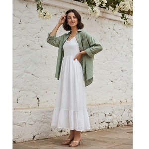 Vestido Casual de Verano para Mujer, Suave y Cómodo, Tela Ligera y Transpirable, Perfecto para Vacaciones en la Playa, Ropa de Estilo Viajero - Product Image 2