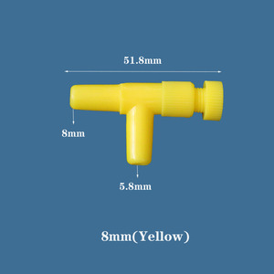 Válvula reguladora de Control de <span class=keywords><strong>flujo</strong></span> de línea de aire de acuario al por mayor de fábrica para conector ajustable de Gas de superficie lisa de 4mm - Product Image 5