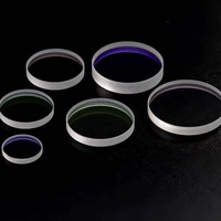 Usine OEM diamètre 42mm rond N-bk7 optique/k9 verre Transparent optique plaque de protection de fenêtre pour caméra projecteur