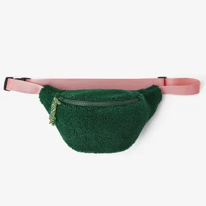De Color verde de piel sintética de niños, Fanny pack, Bum niños cinturón bolsa