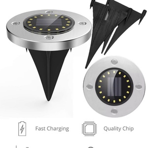 Lumière de piste d'atterrissage LED verte et blanche pour aéroport, alimentée par énergie solaire, IP68, en alliage d'aluminium, PVC, PU, clignotante et réfléchissante - Product Image 3