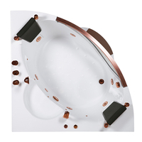 Baignoire de massage tourbillon K8928G, accessoire de massage, avec lampes surround