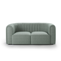 Ensemble de canapés modulaires YUANCHANG - Revêtement en tissu, pieds en acier inoxydable, design carré, garnissage en éponge, meubles de salon modulaires pour la maison