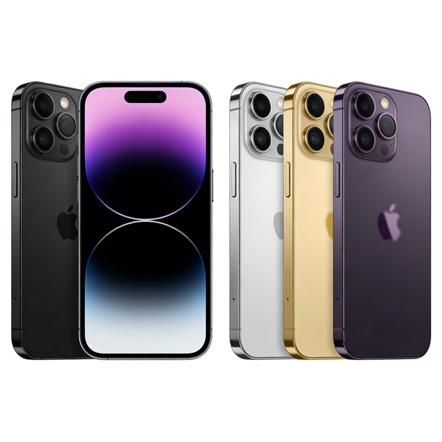 Wholesale Used High Quality A+Excellent Grade Show Smartphone 14promax Unlocked5G Natural Titanium CDMA China Version 6G