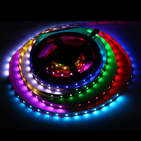 Bande lumineuse LED RVB couleur adressable SK6812 SMD3535 60 Leds intégrée IC IP20/IP65/IP67 Flexible