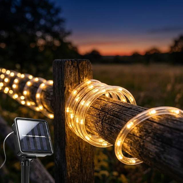 Outdoor LED Solar String Lights for Landscape, Yard and Pathway Decor with IP65 Rating