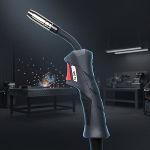 Fabricants de pistolets de soudage INWELT, torche de soudage au gaz refroidie au CO2 MB15 avec connecteur central Euro - Product Image 1