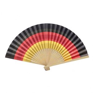 Abanicos Plegables de Bambú y Poliéster para Sublimación, Abanico de Mano Plegable de Tela de Bambú, Abanico de Mano Plegable con Sonido - Product Image 3