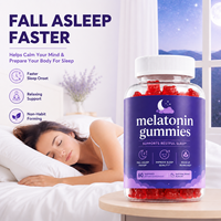 Gummies de mélatonine en gros pour le sommeil et la relaxation mentale |   Gummies personnalisées pour le sommeil avec étiquette privée