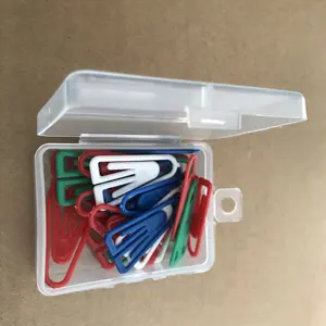 Paper Clip Plastic Creative Plastic Triangle Paper Clips Holder Cute Decorative Album Memo Clips Bookmarks Marking Document Organizing