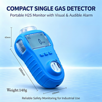 Détecteur de gaz portable, analyseur de gaz industriel portatif pour espaces confinés, O2, H2S, CO2, GPL, gaz combustibles naturels, alarme