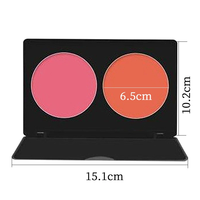 Palette de fard à joues en poudre Contour professionnel Double Blush Palette de maquillage avec logo personnalisé pour les joues et la beauté du visage