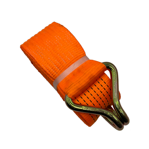 LC <span class=keywords><strong>4000daN</strong></span> 100mm 9m 8t Heavy Duty Ladung Hochfester Polyestergarnriemen Ratsche Lashing Bindband mit Doppel-J-Haken - Product Image 4