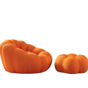 Beliebte Kürbis Einzels ofa Stuhl Kleine Wohnung Lazy Tatami-Stil Balkon Schlafzimmer Komfortable Schaum Stoff Rückenlehne Set - Product Image 5