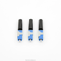 Conector de Fibra Óptica SC Fast Fiber FIBERVISION HX10 SM FTTH para Uso en Campo, Equipo Óptico de Alta Calidad