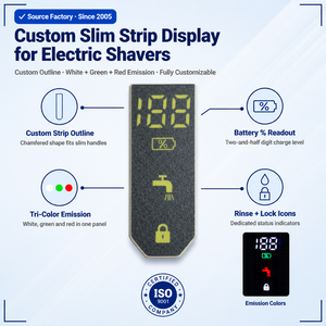Módulo de Indicador de Batería para Afeitadora Portátil con Pantalla LED de 7 Segmentos, Personalizable y Profesional, para Kits de Afeitado de Viaje - Product Image 3
