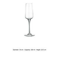 Aurum Fluit Proefglas 23 cl Bormioli Rocco H 23,5 cm Ø 5,4 cm