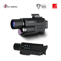 Jumelles de vision nocturne numériques 4K pour adultes, infrarouges, avec carte 128 Go pour enregistrer des vidéos/photos, 40MP, résistantes aux intempéries, zoom 8X, pour la chasse