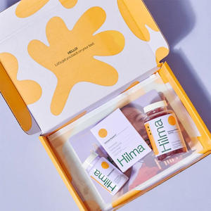 Venta al por mayor Eco Skincare / Beauty / Cloth Packing Wigs Beige Reciclado Mailer Box - Product Image 2