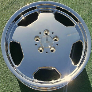 ล้อแม็กซ์โครเมียม 20 นิ้ว 5X120 5X112 R20 สีดำเงิน สำหรับรถยนต์เมย์บัค บีเอ็มดับเบิลยู ซีรีส์ 1 - Product Image 5