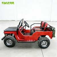 Mini Jeep tout-terrain électrique 1000W, kart à 4 roues, véhicule tout-terrain, buggy pour les sports de plein air