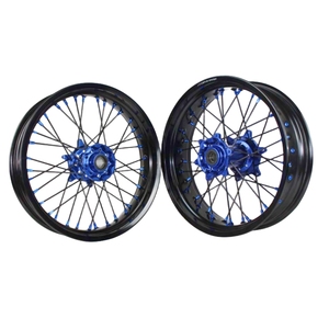Ensemble de roues et de jantes Supermotard personnalisées, couleur acceptée, qualité certifiée, compatible avec <span class=keywords><strong>Husqvarna</strong></span> FC 450 CC <span class=keywords><strong>2021</strong></span> - Product Image 2