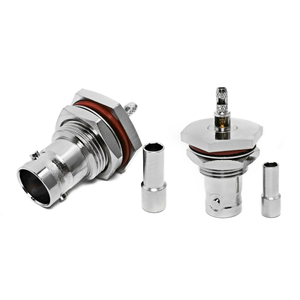 BNC hembra Jack tuerca mamparo impermeable para RG316 RG174 RG178 LMR100 Panel de Cable tipo de montaje en chasis conectores coaxiales RF - Product Image 1