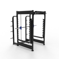 Máquina Smith Multifuncional 3D de Grado Profesional, Resistente, con Cable Crossover, Soporte para Sentadillas, Jaula de Potencia, Equipo de Fitness para el Hogar y Culturismo