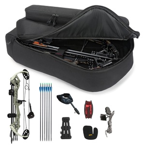 Resistente tela da palestra con impugnatura per arc con arco borsa a forma di tamburo con tasche per strumenti musicali di caccia protezione - Product Image 3