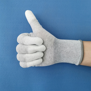 Revêtement de doigts en PU fibre de carbone réutilisable antistatique pour l'assemblage et les opérations en salle blanche - Product Image 4