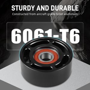 Bevinsee katrol <span class=keywords><strong>Idler</strong></span> halus Diameter 3.0 tulang rusuk Serpentine untuk Chevrolet Silverado LS katrol <span class=keywords><strong>Idler</strong></span> braket mesin - Product Image 3