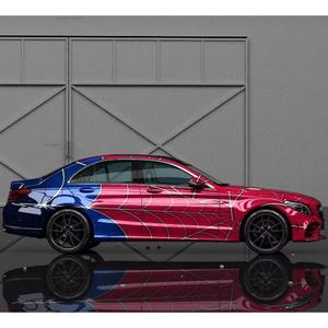 ฟิล์ม PVC ลายสไปเดอร์แมน สำหรับตกแต่งรถยนต์ ยี่ห้อ NIKO Design รุ่น Marvel Series แบบเต็มคัน พิมพ์ลายดิจิตอล หนา 7.5 มิล เปลี่ยนสีได้ ป้องกันการมองเห็น - Product Image 1