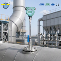 Débitmètre massique thermique haute sensibilité KY de type insertion pour la surveillance du débit des gaz de combustion