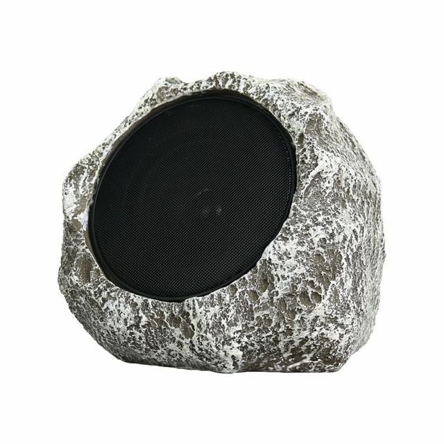 Wireless Outdoor Rock Speaker with 1500mah Solar Powered for Patio Outside Garden BBQ Deck Pool Remote Control