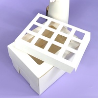 XJH Dessert Shooter Box 12 trous Dessert Shoot Boxes avec couvercle en papier Dessert Shooter Box pour fête d'anniversaire mariage